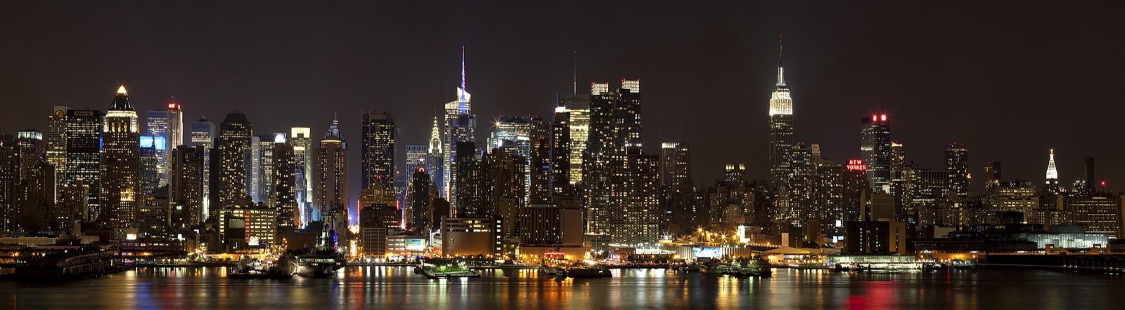 The Manhattan skyline